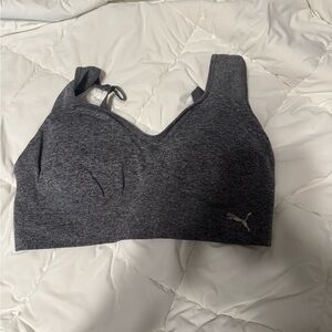 Puma Women's Charcoal Sports Bra